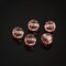 100 Pieces Adabele Austrian 4mm (0.16 Inch) Small Faceted Loose Round Crystal Beads Light Padparadscha Pink Compatible with 5000 Swarovski Crystals Preciosa SS2R-430